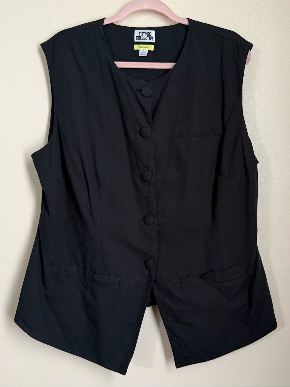Target Future Collective Jeneé Naylor Black Vest Size 18